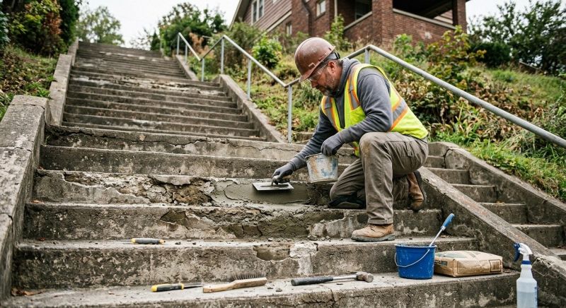 Concrete Steps Installation Service