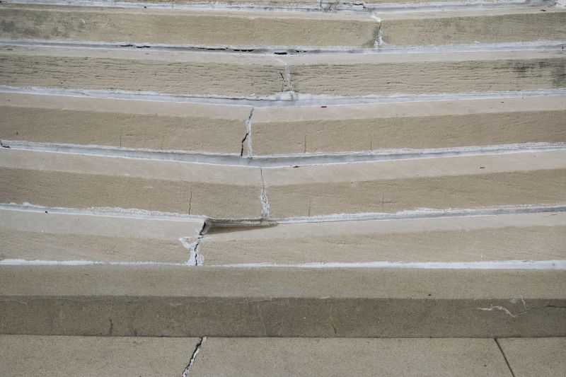 Damaged Concrete Staircase