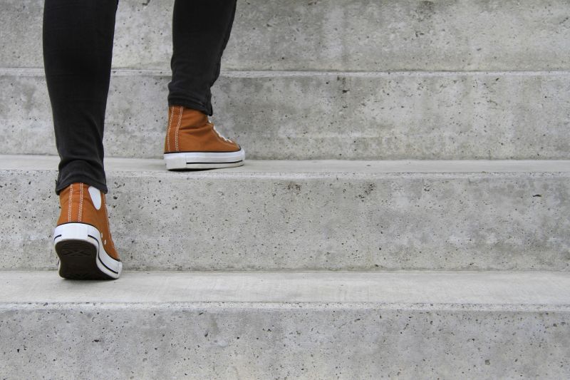 Newly Resurfaced Stairs