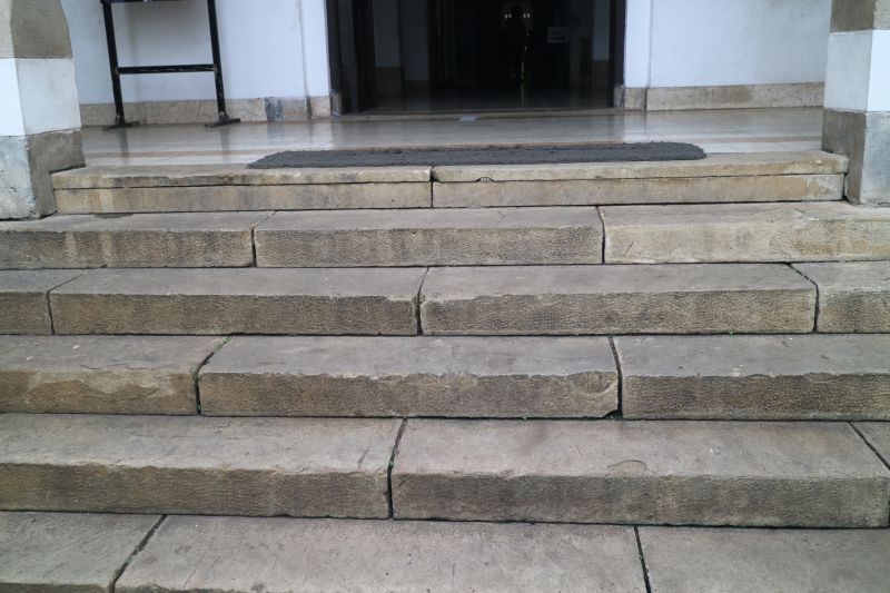 Repaired Concrete Steps